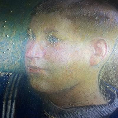 Portret Voor Restauratie Rechts